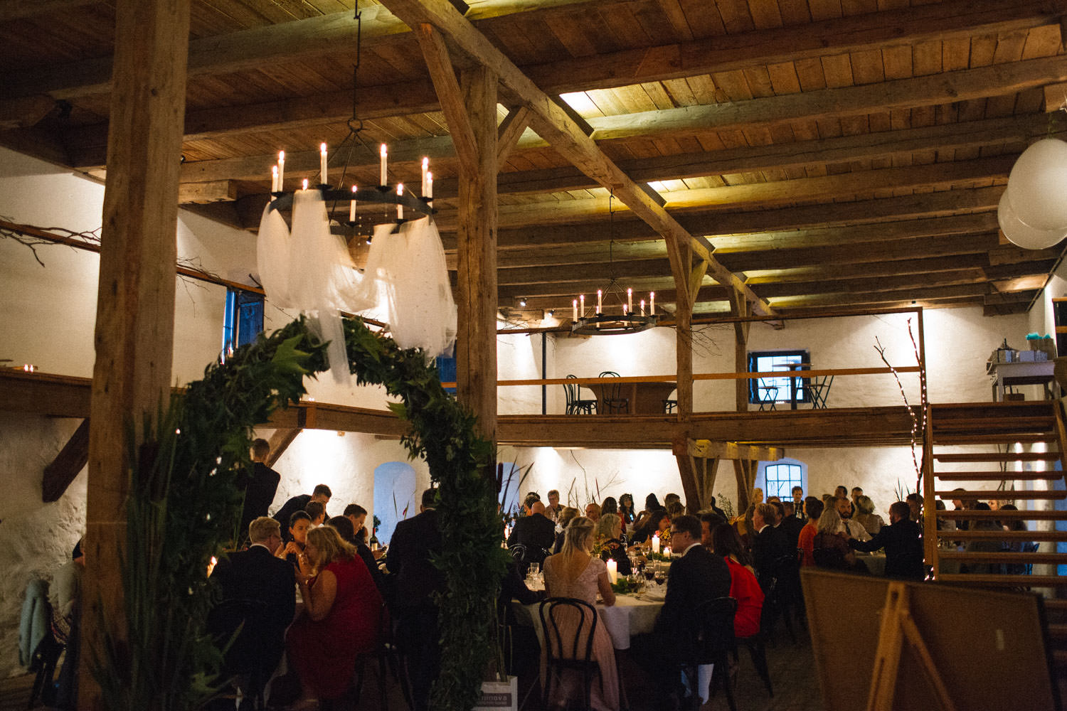 Foto från en bröllopsfest på Trolleholms slott, Skåne.