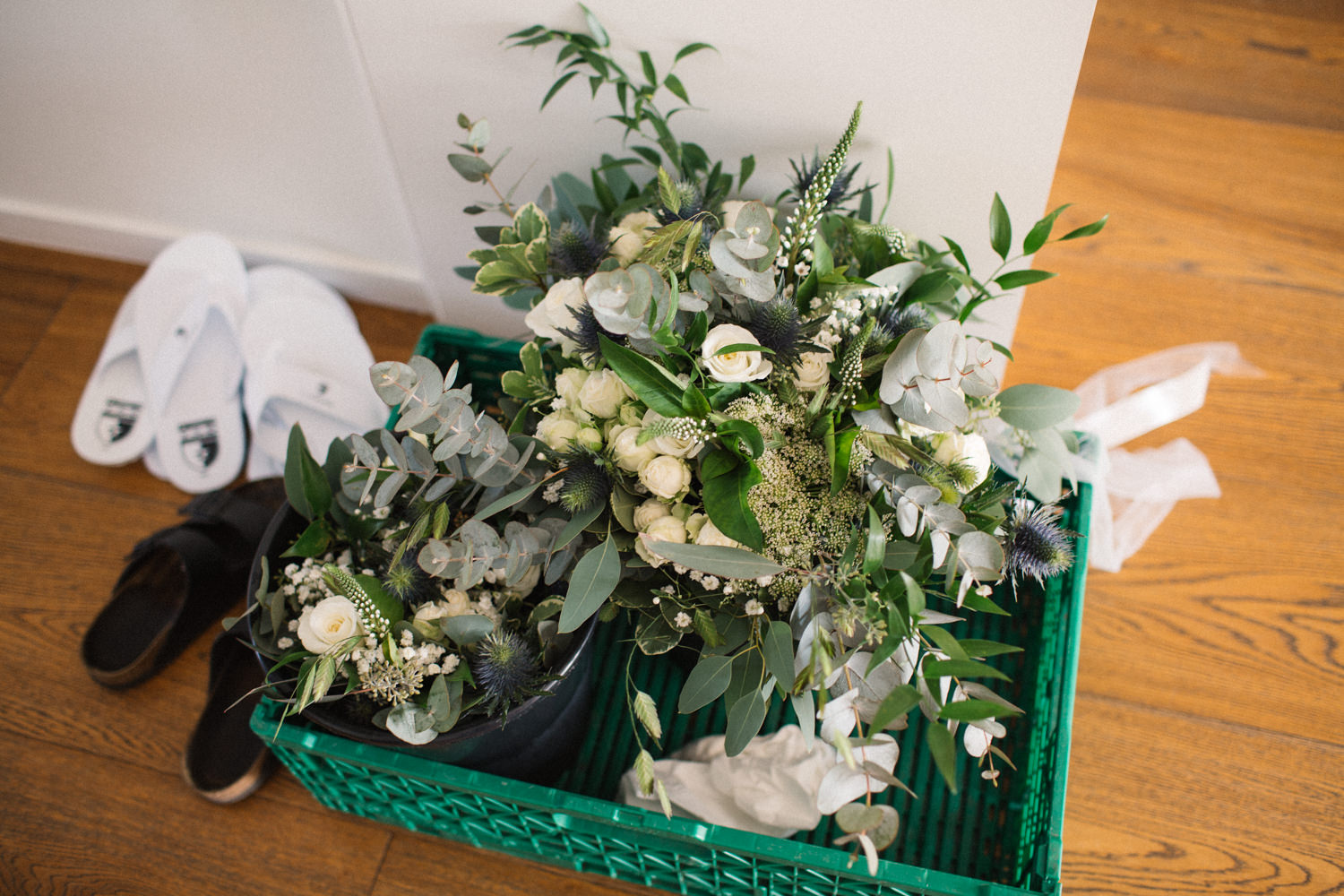 Bröllop på YSB, florist är Elins Blomsterglädje, Ystad.