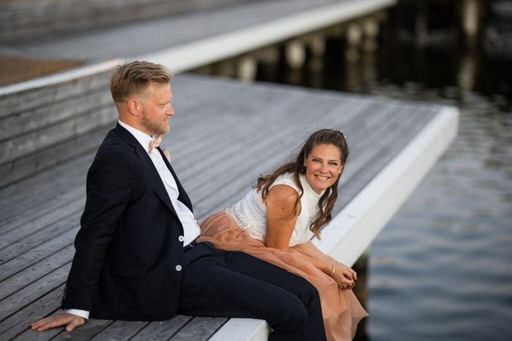 Ett bröllop på Ribersborgs Kallbadhus,  Malmö. Foto: Tove Lundquist, bröllopsfotograf i Skåne.