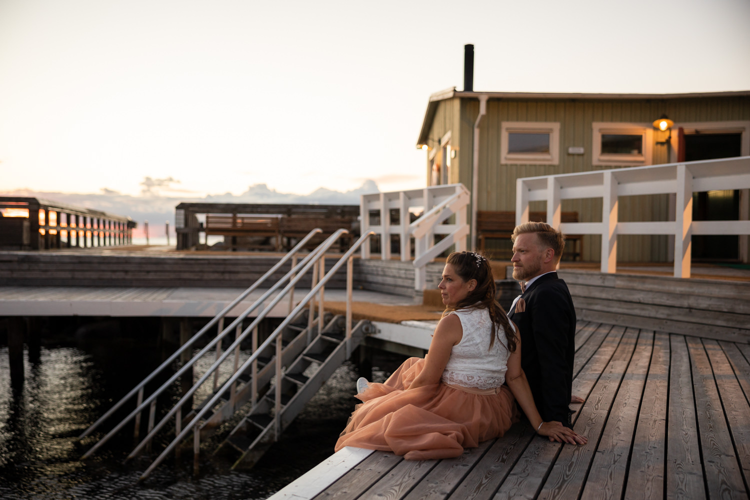 Ett bröllop på Ribersborgs Kallbadhus, Malmö. Foto: Tove Lundquist, bröllopsfotograf i Skåne.