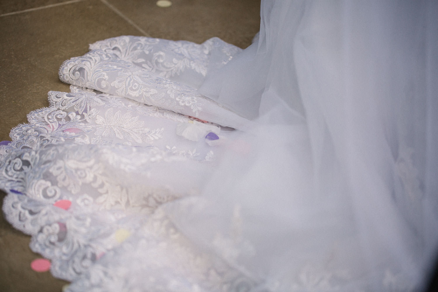 Brudklänning från Diane Legrand.